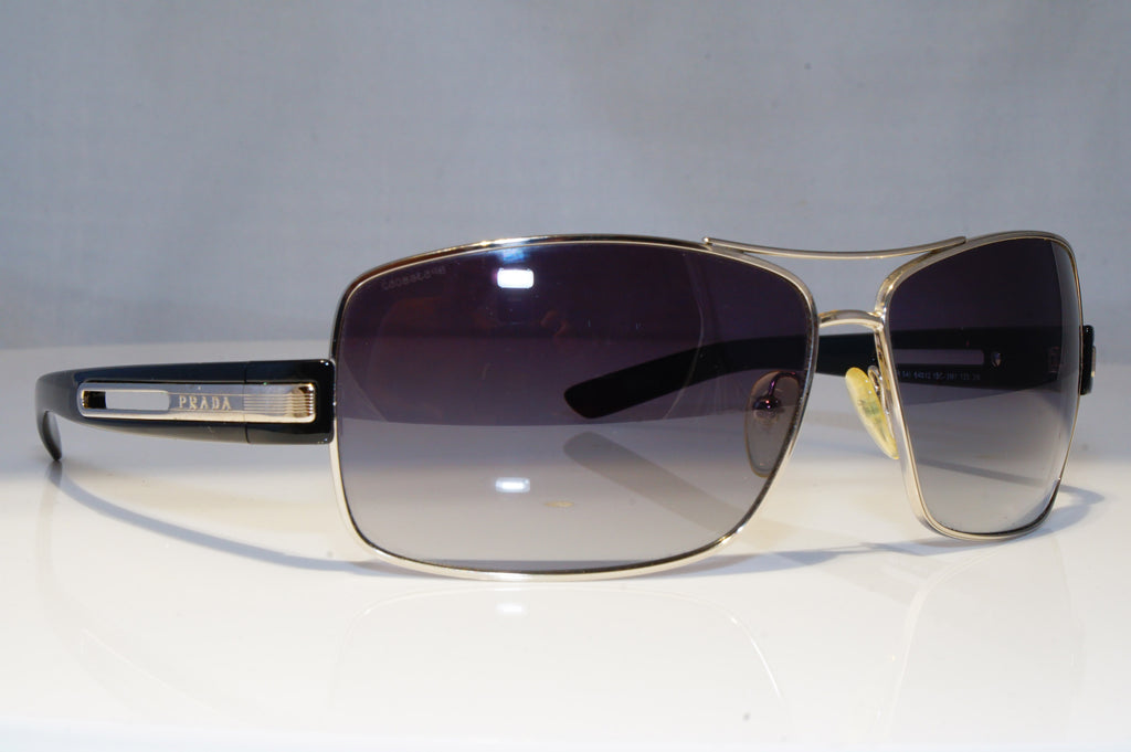 PRADA Mens Boxed Designer Sunglasses Black Wrap SPR 54I 1BC-3M1 21439