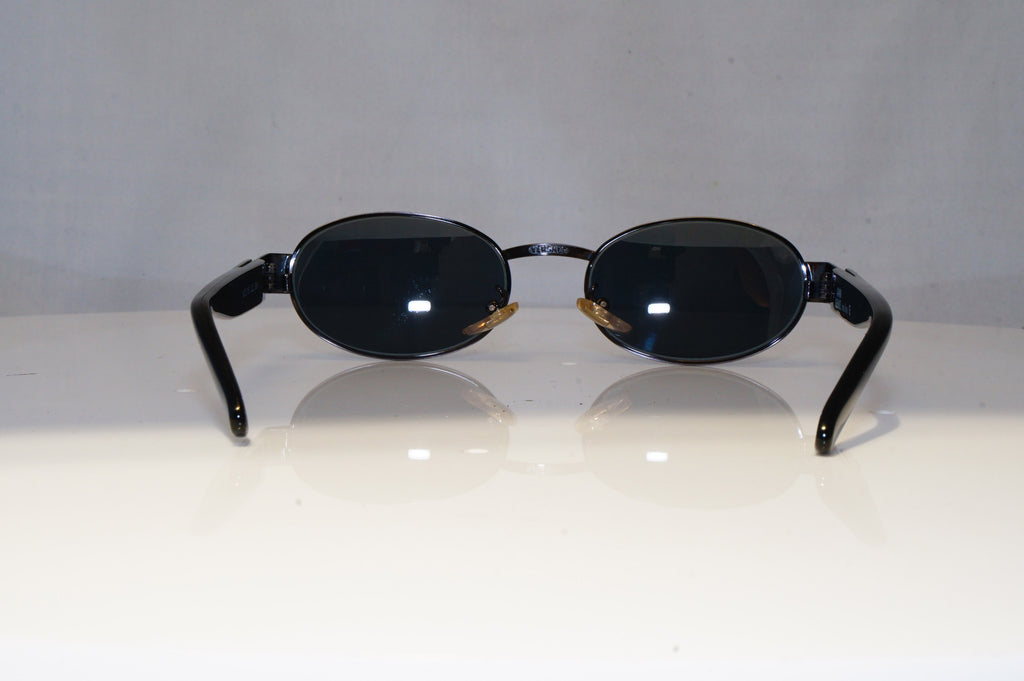 GIANNI VERSACE Mens Vintage Designer Sunglasses Black Rectangle X18 58M 21464