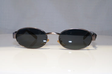 GIANNI VERSACE Mens Vintage Designer Sunglasses Black Rectangle X18 58M 21464
