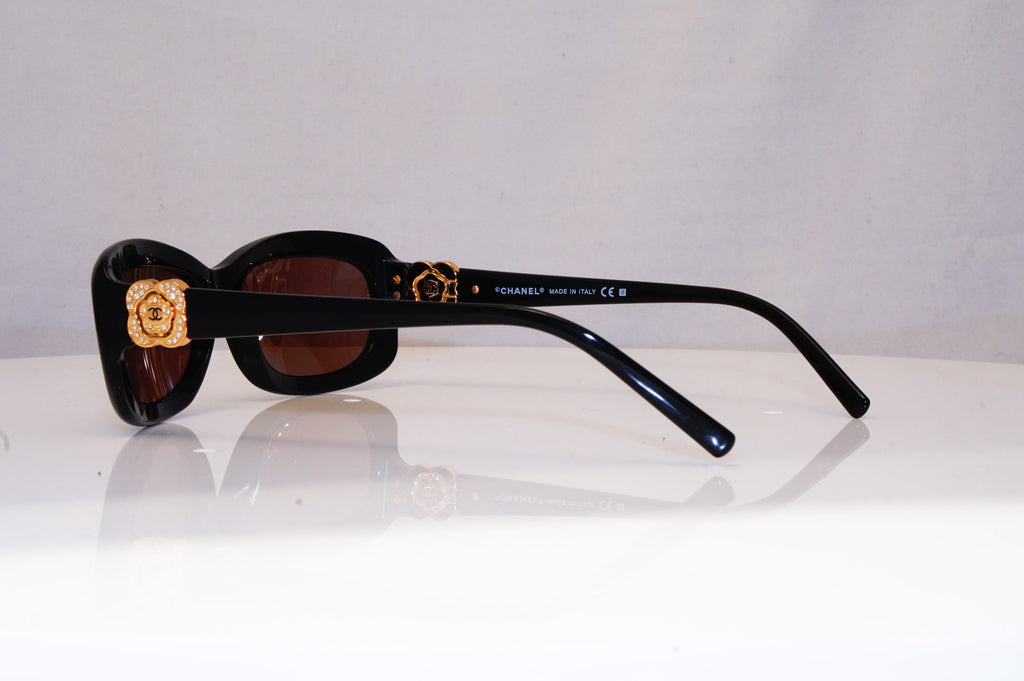 CHANEL Womens Diamante Designer Sunglasses Black Rectangle 5127-B 622/73 18163