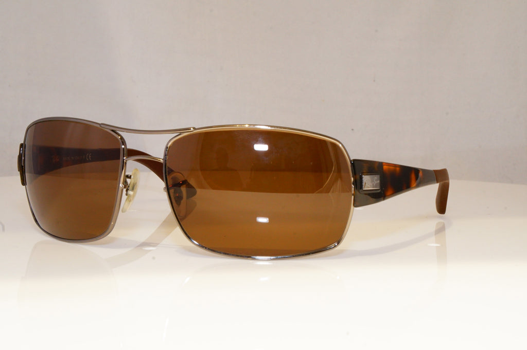 RAY-BAN Mens Designer Sunglasses Brown Wrap RB 3246 004/13 14306