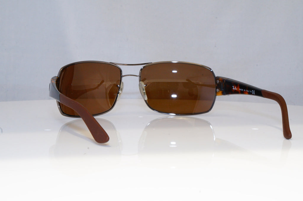 RAY-BAN Mens Designer Sunglasses Brown Wrap RB 3246 004/13 14306