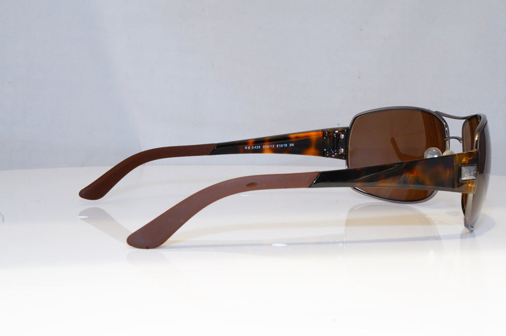 RAY-BAN Mens Designer Sunglasses Brown Wrap RB 3246 004/13 14306