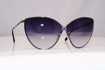 TOM FORD Womens Designer Sunglasses Silver Cat Eye Evelyn TF251 12B 18153