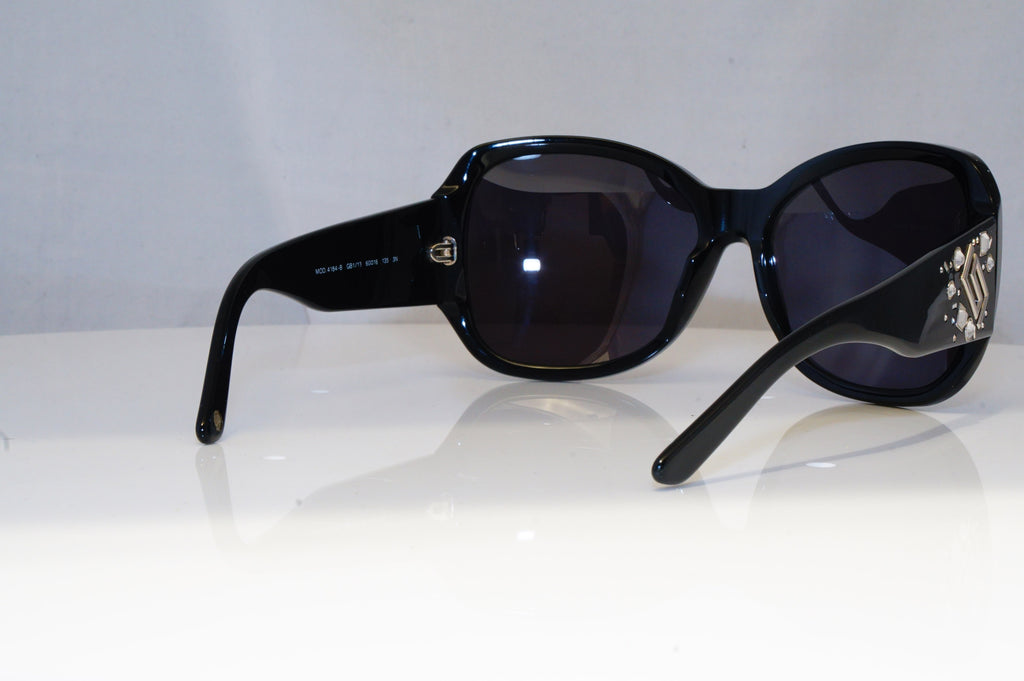 VERSACE Womens Diamante Designer Sunglasses Black Square 4184-B GB1/13 14365