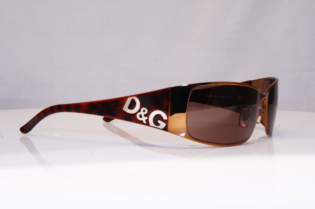 DOLCE & GABANNA Womens Designer Sunglasses Brown Rectangle D&G 6010 012/73 18157