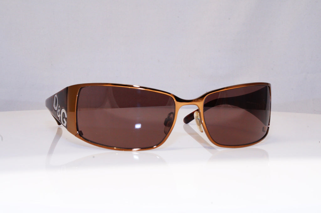 DOLCE & GABANNA Womens Designer Sunglasses Brown Rectangle D&G 6010 012/73 18157