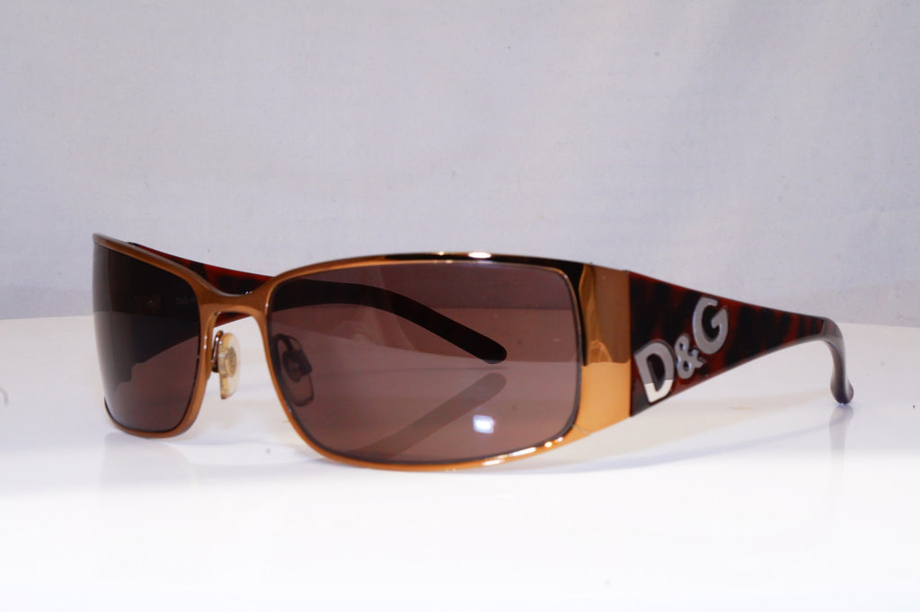 DOLCE & GABANNA Womens Designer Sunglasses Brown Rectangle D&G 6010 012/73 18157