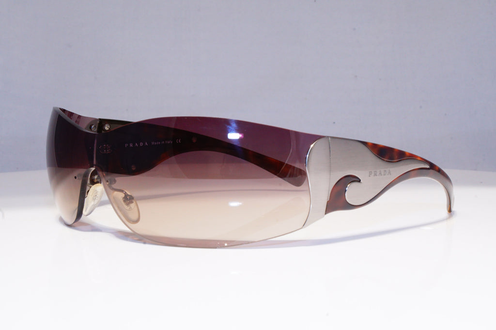 PRADA Womens Designer Sunglasses Brown Shield SPR 58F 2BU-6S1 20375