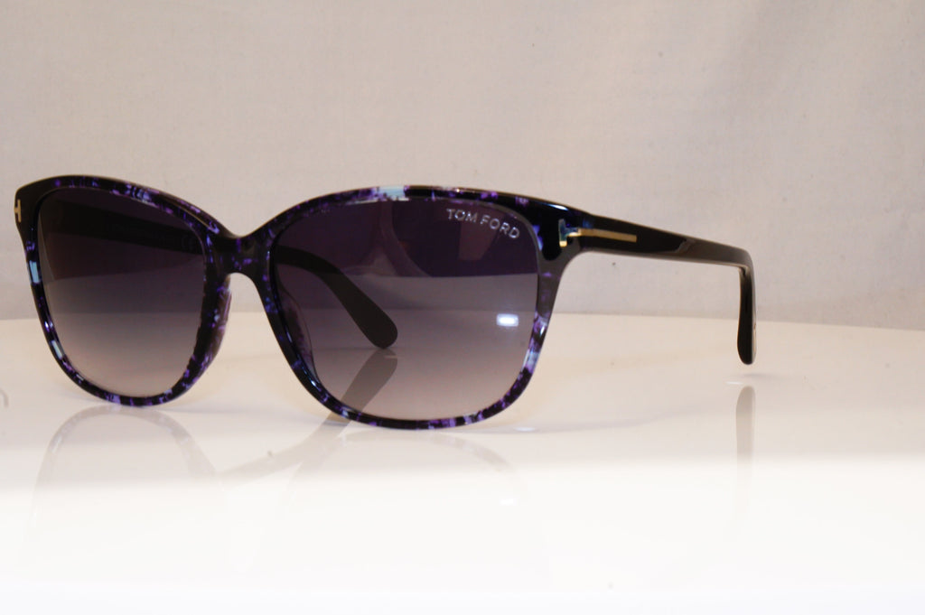 TOM FORD Womens Designer Sunglasses Blue Butterfly Dana TF432 55W 18159