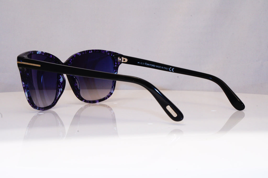 TOM FORD Womens Designer Sunglasses Blue Butterfly Dana TF432 55W 18159