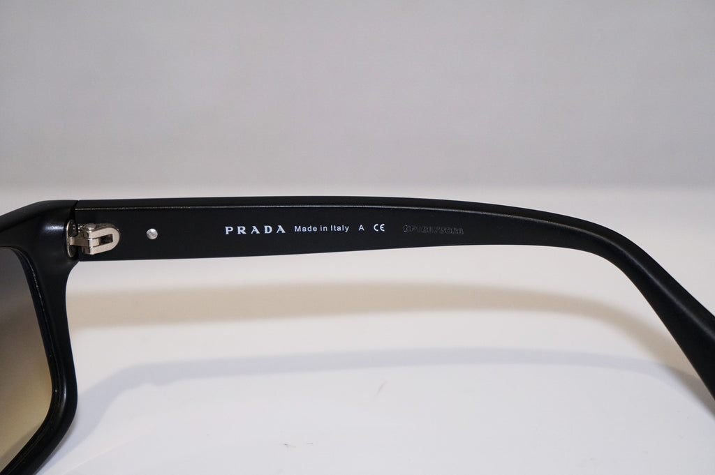 PRADA Boxed Mens Designer Sunglasses Black Rectangle SPR 18P 1BO-0B1 14490