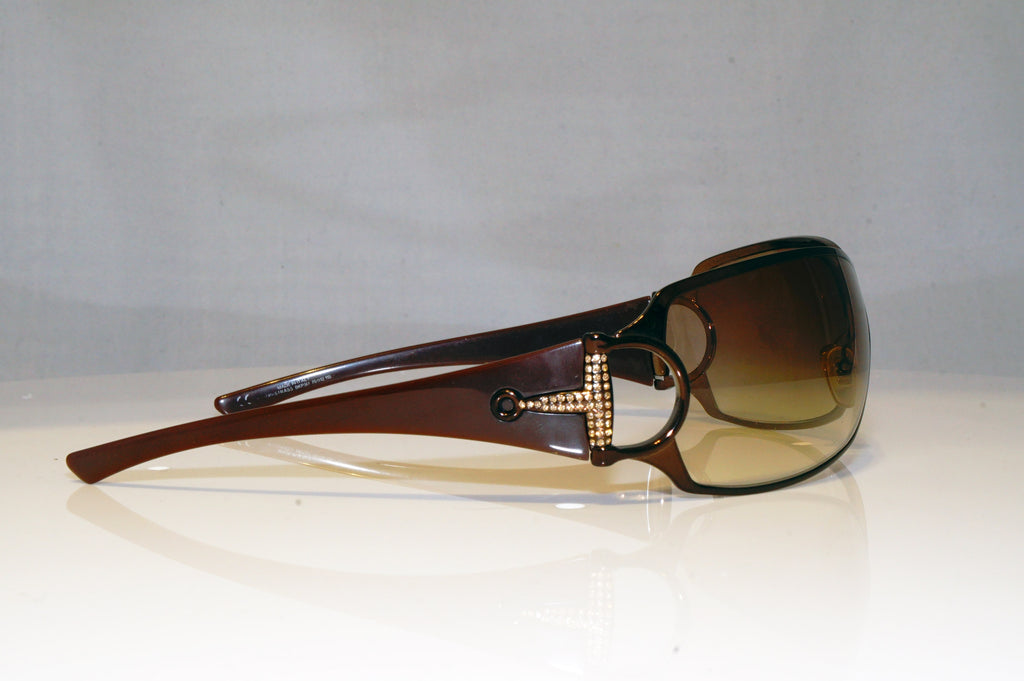 GUCCI Womens Diamante Designer Sunglasses Brown Wrap GG 2740 BKP5U 17143