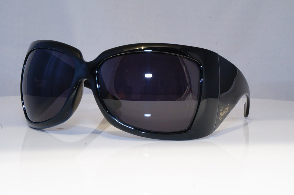 GUCCI Mens Oversized Designer Sunglasses Black Wrap GG 2961 D28ZR 14007
