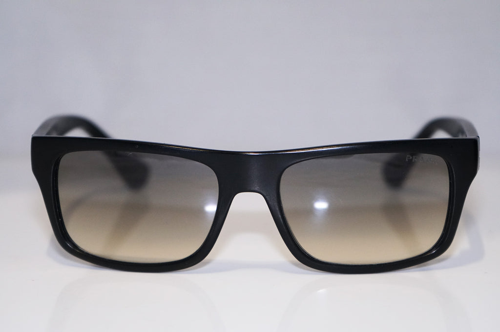 PRADA Boxed Mens Designer Sunglasses Black Rectangle SPR 18P 1BO-0B1 14490