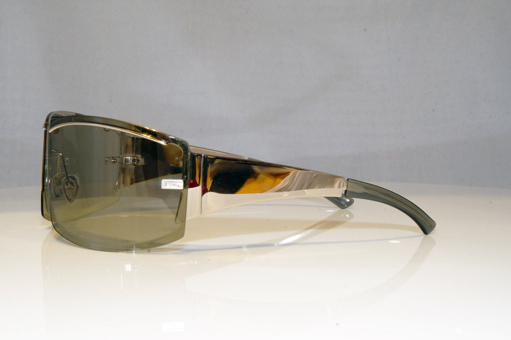 GUCCI Mens Womens Unisex Designer Sunglasses Silver Wrap GG 1729 YB7UI 17146