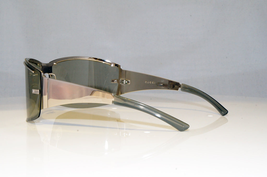 GUCCI Mens Womens Unisex Designer Sunglasses Silver Wrap GG 1729 YB7UI 17146