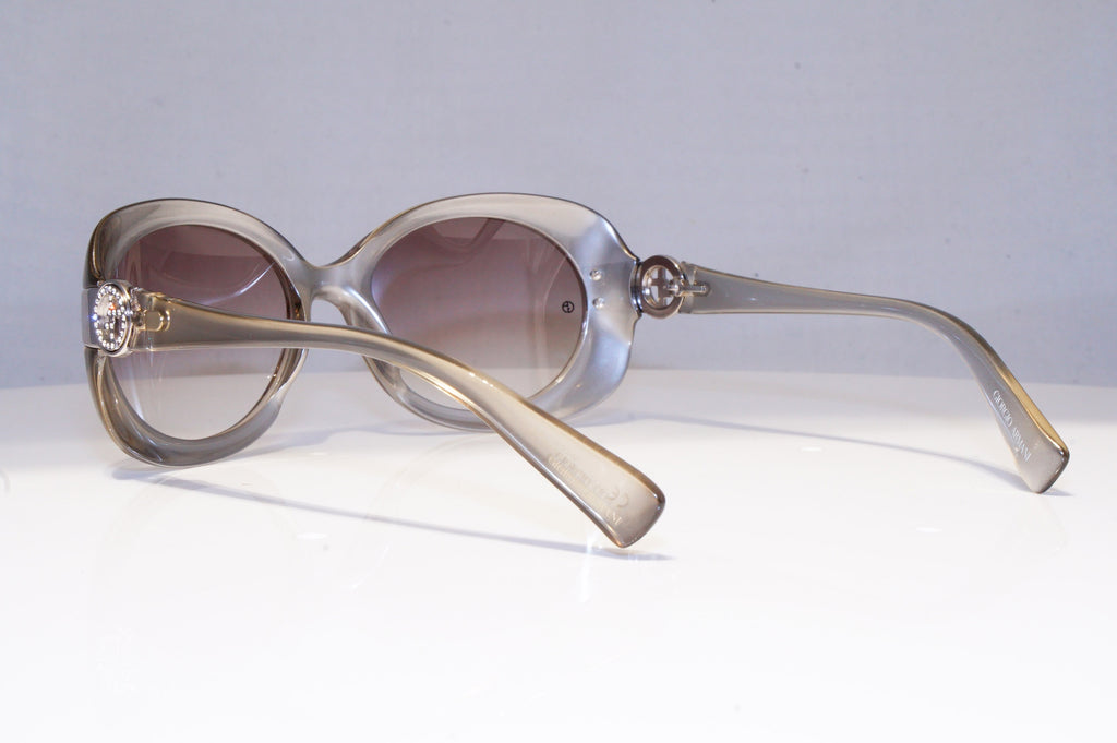 GIORGIA ARMANI Womens Diamante Designer Sunglasses Brown Oval GG 559 OVILF 20377