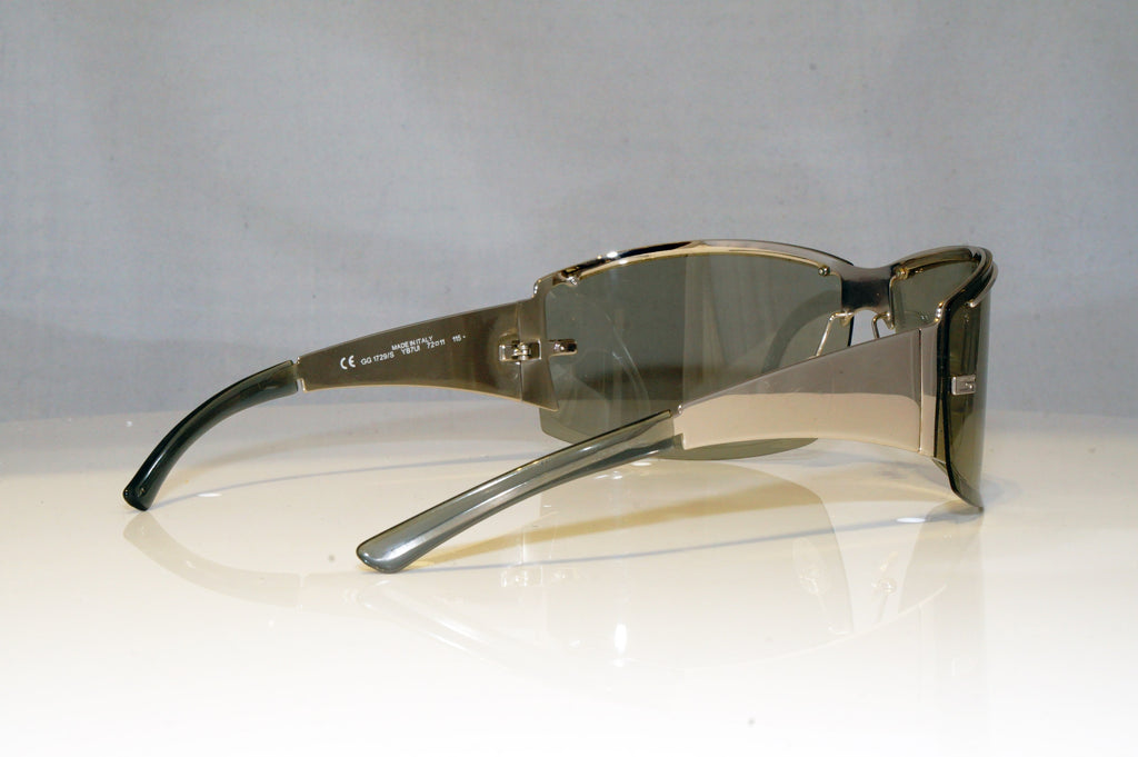 GUCCI Mens Womens Unisex Designer Sunglasses Silver Wrap GG 1729 YB7UI 17146