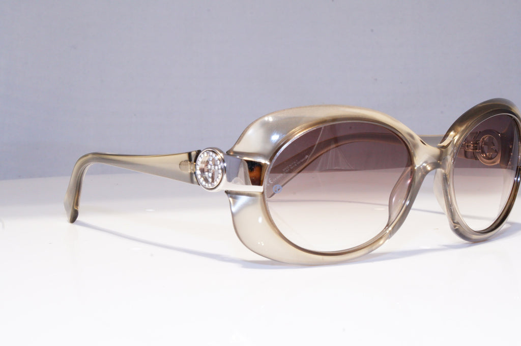 GIORGIA ARMANI Womens Diamante Designer Sunglasses Brown Oval GG 559 OVILF 20377
