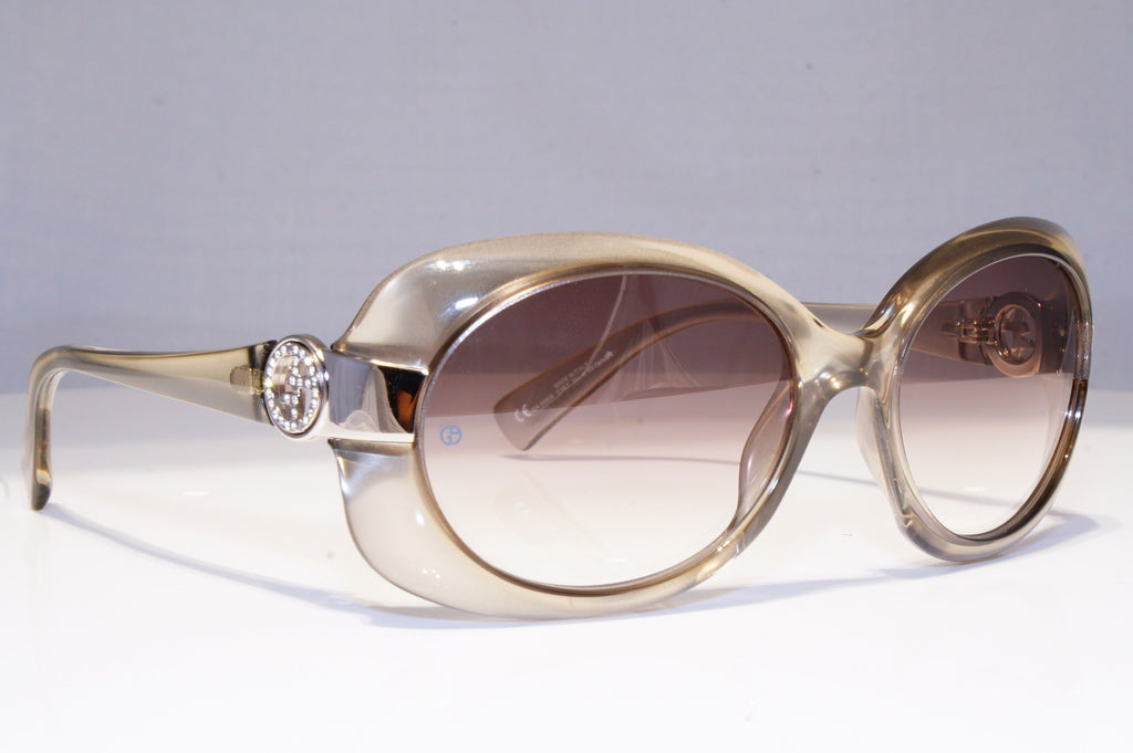 GIORGIA ARMANI Womens Diamante Designer Sunglasses Brown Oval GG 559 OVILF 20377