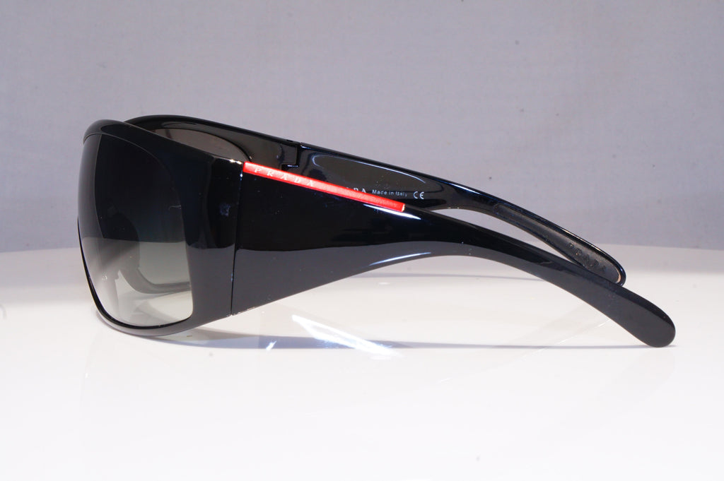 PRADA Womens Designer Sunglasses Black Shield SPS 11G 1AB-5D1 20376