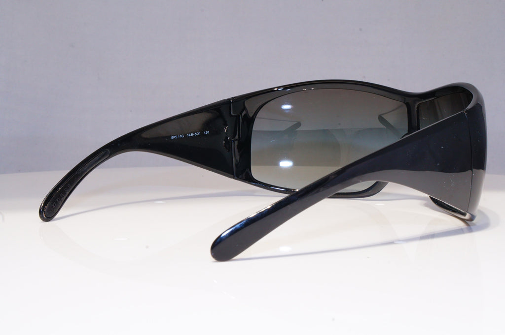 PRADA Womens Designer Sunglasses Black Shield SPS 11G 1AB-5D1 20376
