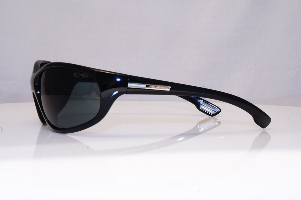 DOLCE & GABANNA Mens Boxed Designer Sunglasses Black Wrap DG 6066 501/87 18162