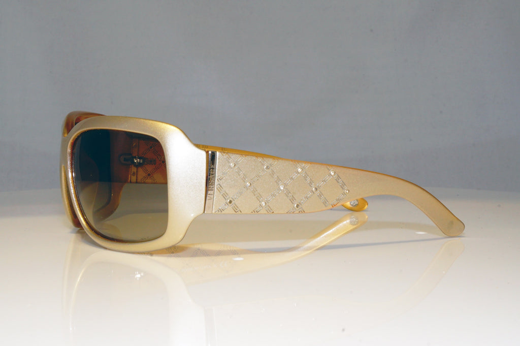VERSACE Womens Diamante  Designer Sunglasses Cream Butterfly 4132-B 719/13 17120