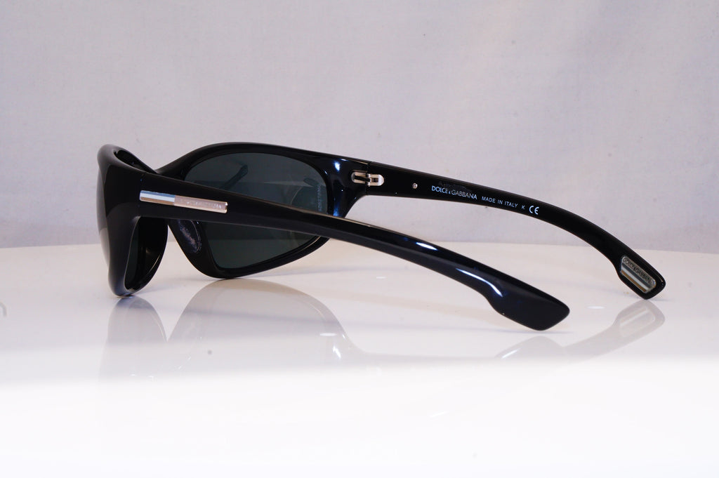 DOLCE & GABANNA Mens Boxed Designer Sunglasses Black Wrap DG 6066 501/87 18162