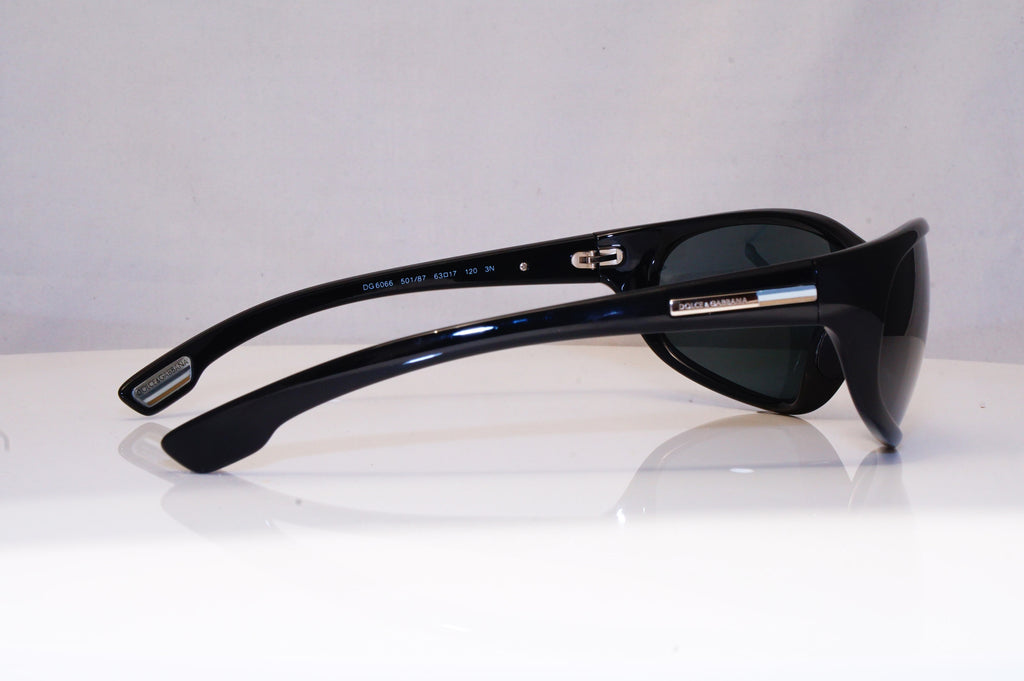 DOLCE & GABANNA Mens Boxed Designer Sunglasses Black Wrap DG 6066 501/87 18162