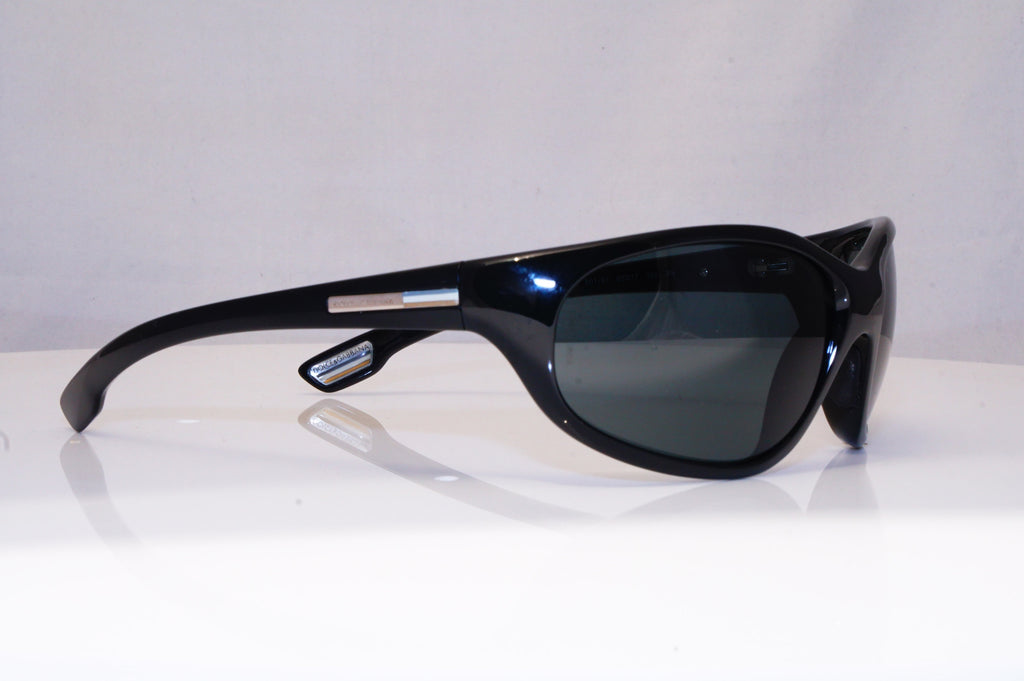 DOLCE & GABANNA Mens Boxed Designer Sunglasses Black Wrap DG 6066 501/87 18162