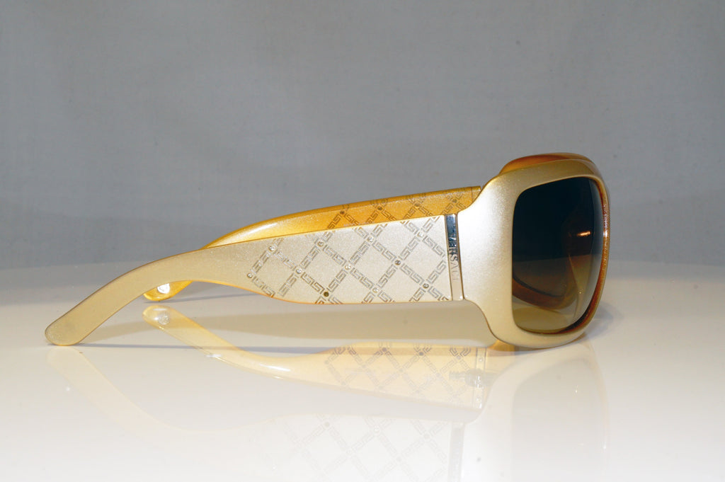 VERSACE Womens Diamante  Designer Sunglasses Cream Butterfly 4132-B 719/13 17120
