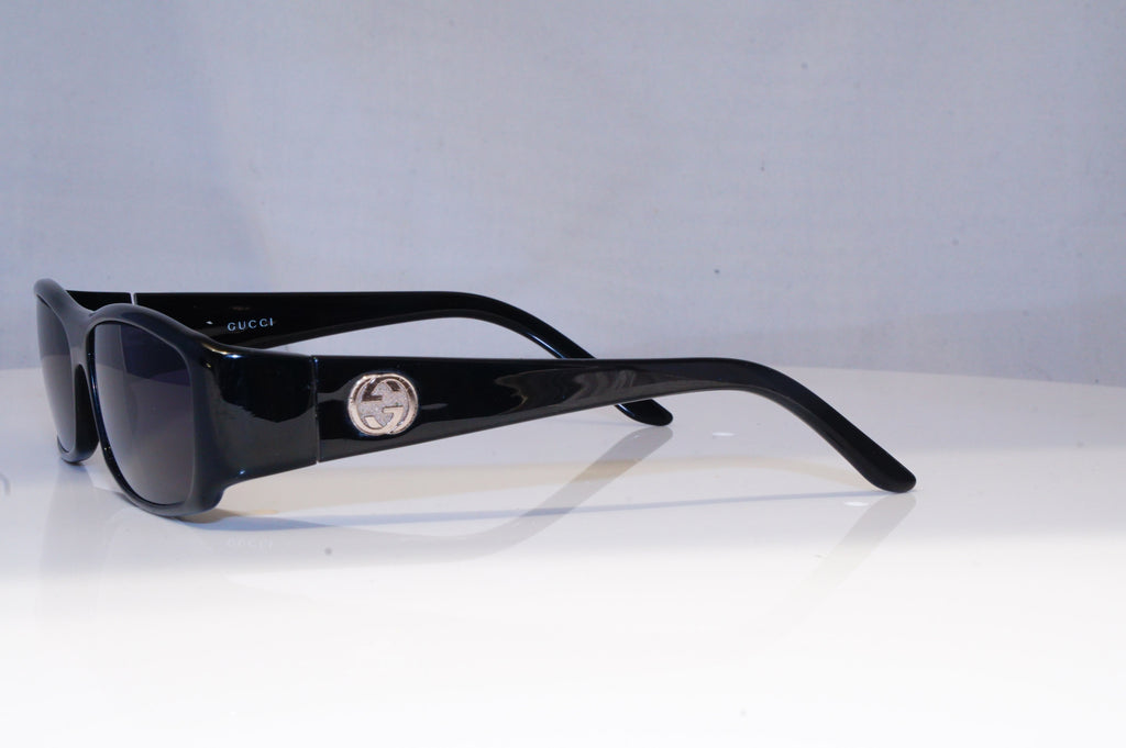 GUCCI Mens Vintage 1990 Designer Sunglasses Black Rectangle GG 1482 807 14235