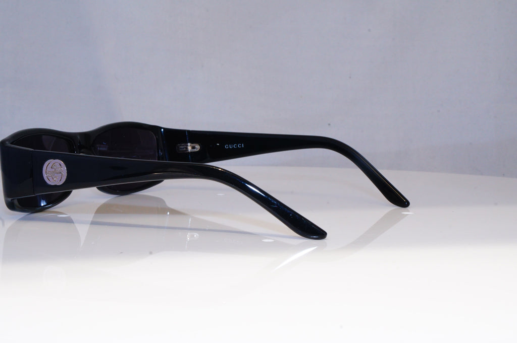 GUCCI Mens Vintage 1990 Designer Sunglasses Black Rectangle GG 1482 807 14235