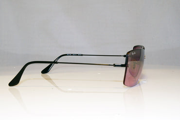 RAY-BAN Mens Unisex Vintage Designer Sunglasses Black Square RB 3158 0067A 17142