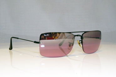 RAY-BAN Mens Unisex Vintage Designer Sunglasses Black Square RB 3158 0067A 17142