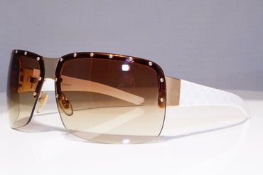 GUCCI Mens Womens Oversized Designer Sunglasses White Square GG 1819 BLNIS 20363