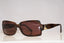 BVLGARI Vintage Womens Designer Sunglasses Brown Rectangle 830 591 3 14537