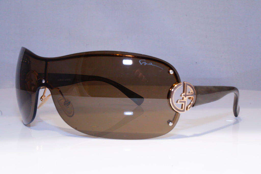 GIORGIO ARMANI Womens Designer Sunglasses Brown Shield SKI GA 427/S PKL8T 19307