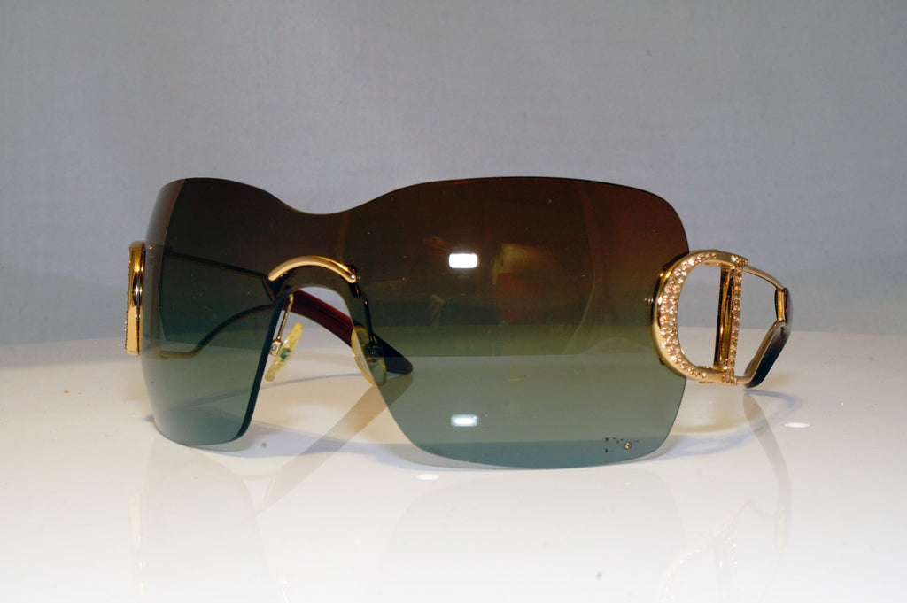 DIOR Womens Diamante Oversized Designer Sunglasses Shield DIORLY 1 J5JKI 17332