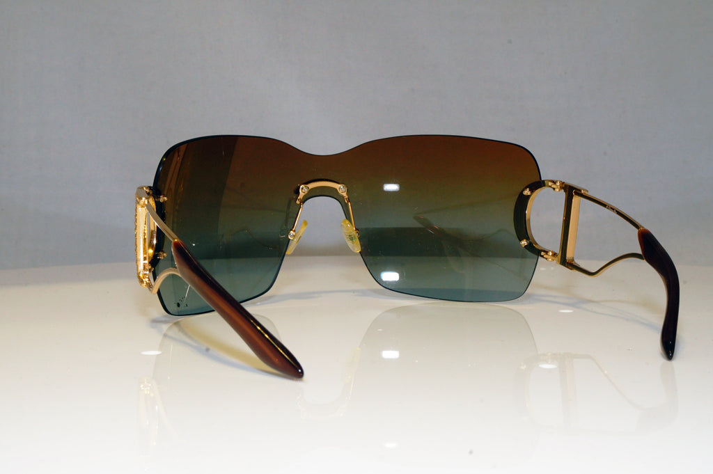 DIOR Womens Diamante Oversized Designer Sunglasses Shield DIORLY 1 J5JKI 17332