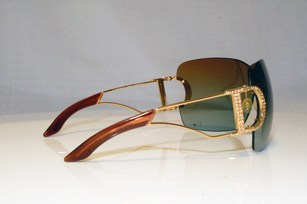 DIOR Womens Diamante Oversized Designer Sunglasses Shield DIORLY 1 J5JKI 17332