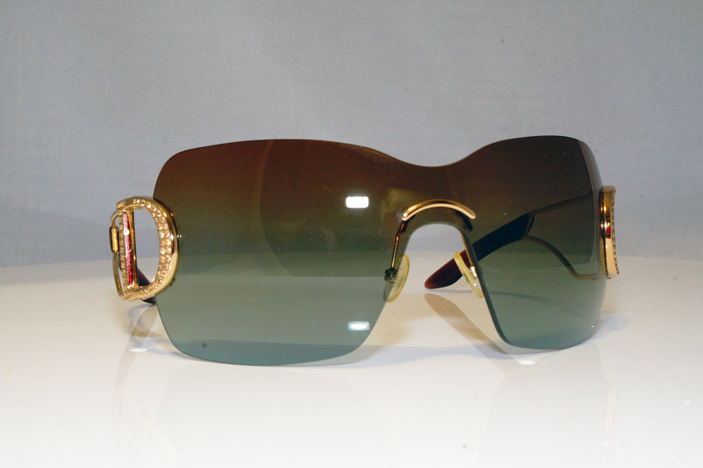 DIOR Womens Diamante Oversized Designer Sunglasses Shield DIORLY 1 J5JKI 17332