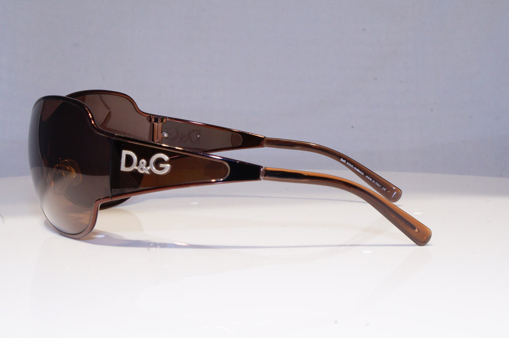 DOLCE & GABBANA Womens Designer Sunglasses Brown Shield D&G 6006 012/73 20349