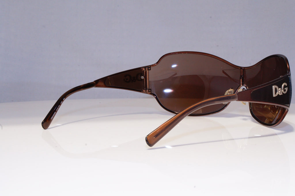 DOLCE & GABBANA Womens Designer Sunglasses Brown Shield D&G 6006 012/73 20349