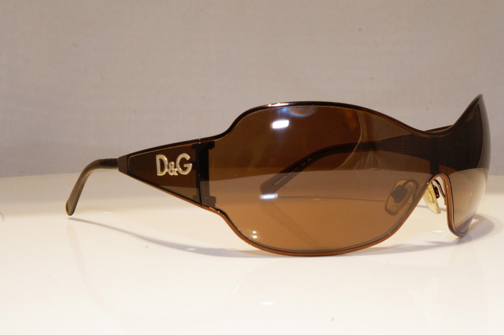DOLCE & GABBANA Womens Designer Sunglasses Brown Shield D&G 6006 012/73 20349