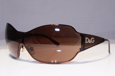 DOLCE & GABBANA Womens Designer Sunglasses Brown Shield D&G 6006 012/73 20349