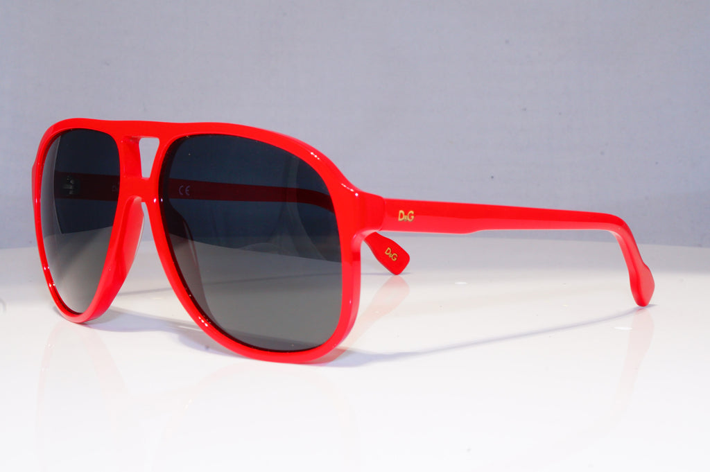 DOLCE & GABBANA Mens Womens Designer Sunglasses Red Pilot D&G 3043 588/87 20354