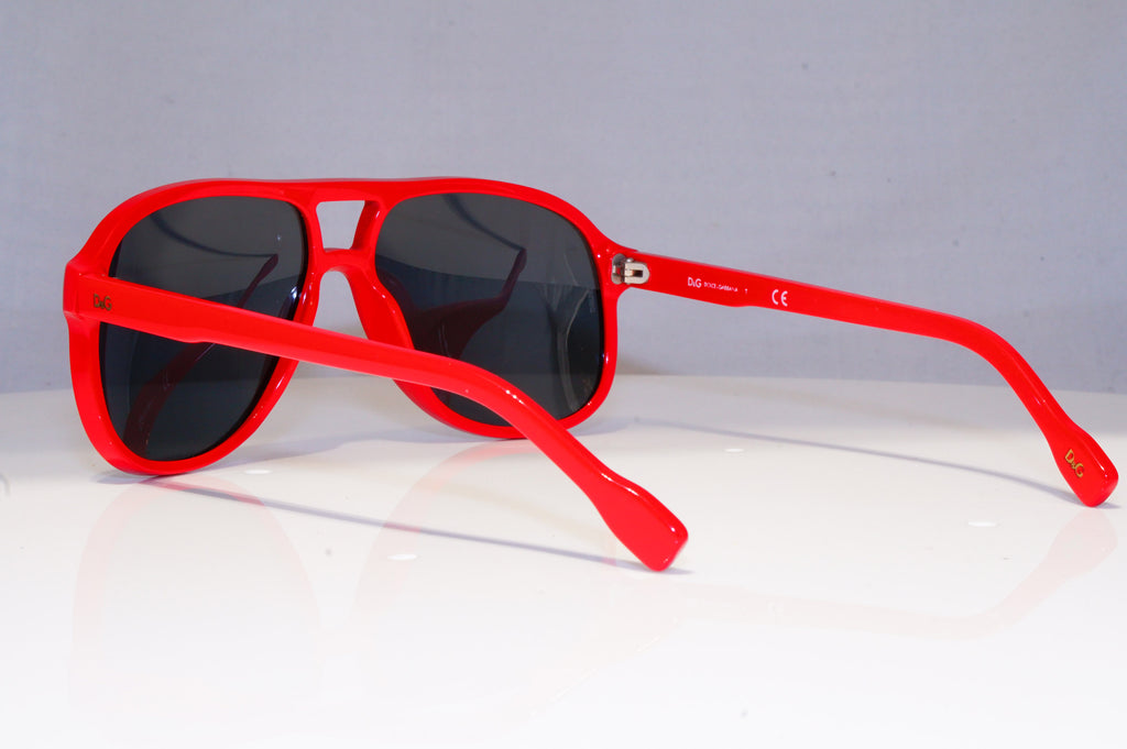 DOLCE & GABBANA Mens Womens Designer Sunglasses Red Pilot D&G 3043 588/87 20354